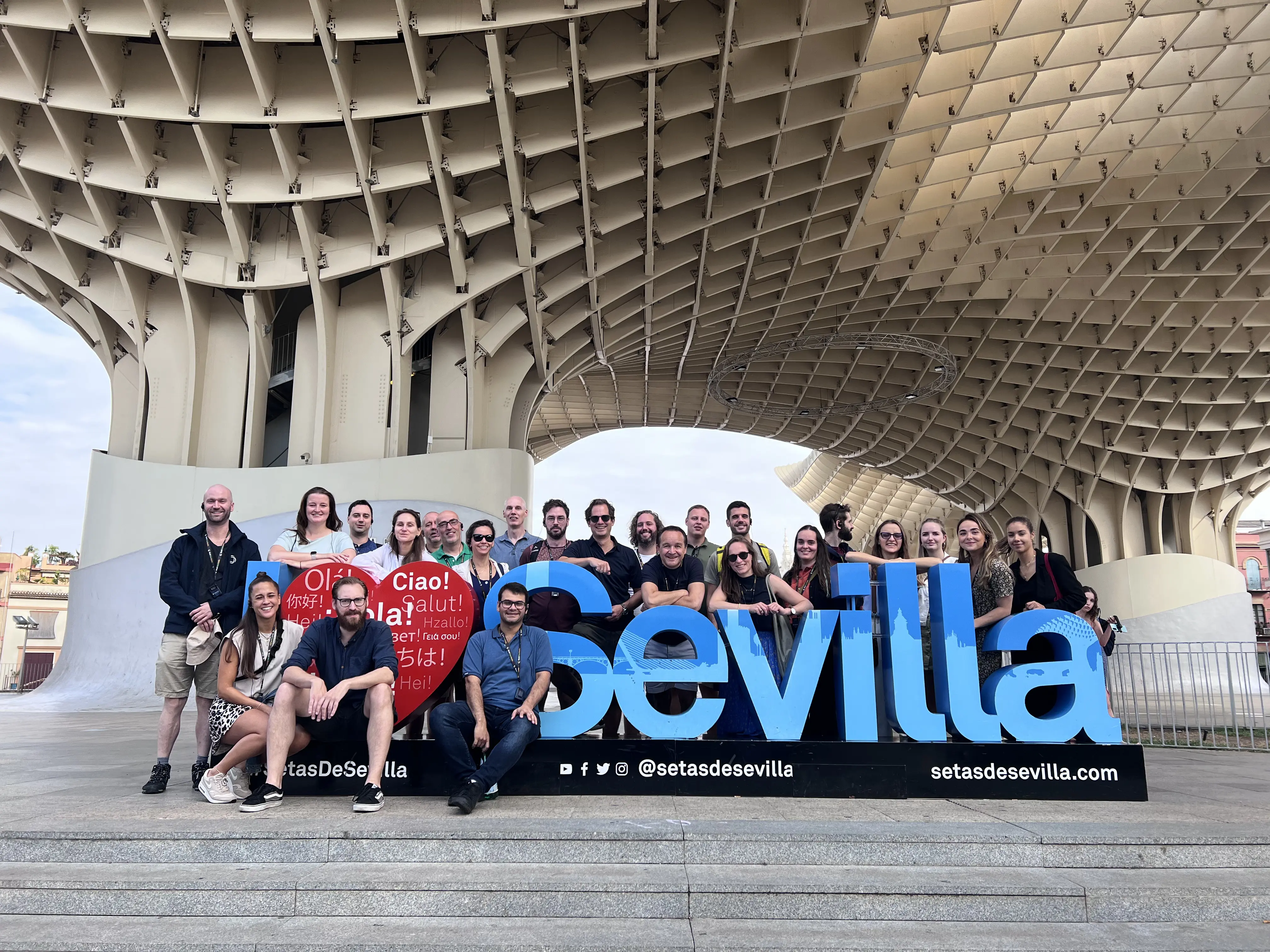 Omnimap team in Seville